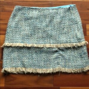 Philippe Adec Fringe Skirt size 10